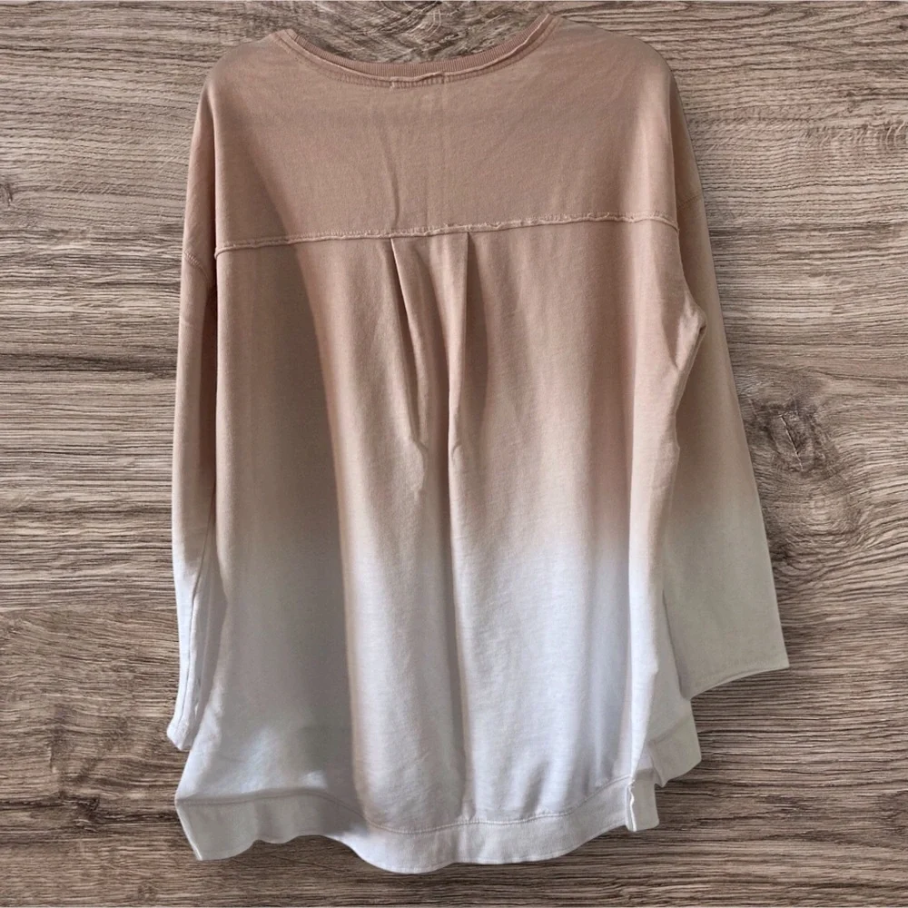 Z SUPPLY Ombre Weekender Pullover L Oversized Cozy - Picture 6 of 7